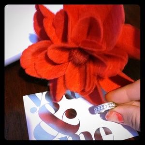 Gorgeous CZ eternity sterling silver ring